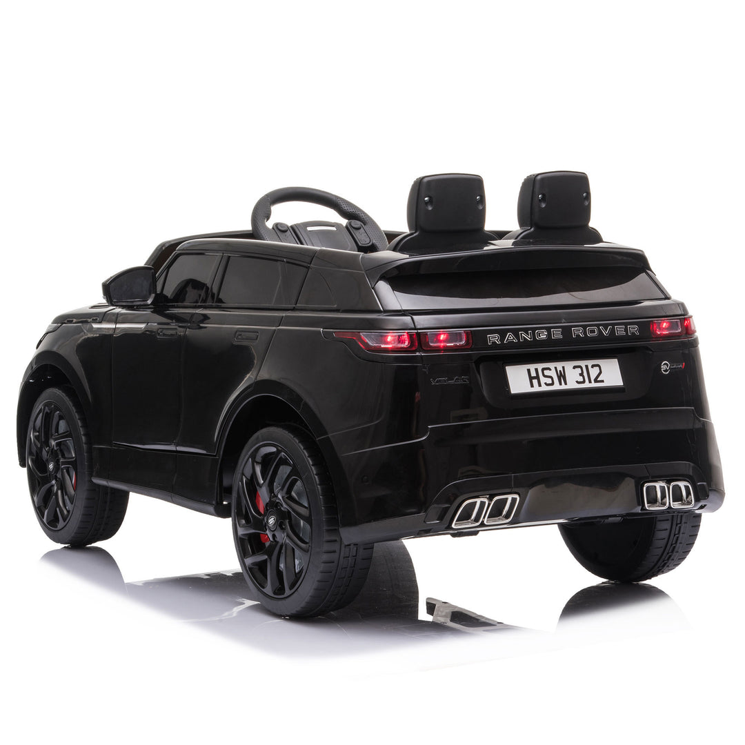 12V Licensed Range Rover Kids Ride-On Car, Battery Powered Vehicle w/ Remote Control, LED Lights, Music, Spring Suspension, Soft Start, Electric Car Toy Gift
