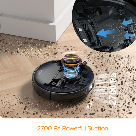 Geek Smart L7 Robot Vacuum Cleaner and Mop, LDS Navigation, Wi-Fi Connected APP, Selective Room Cleaning,MAX 2700 PA Suction, Ideal for Pets and Larger Home Ban on Amazon