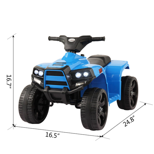 Kids Electric ATV Quad Ride On Car Toy - Blue