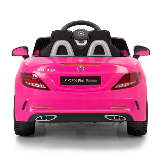 12V Kids SLC300 Ride On Toy Car, Electric Battery Powered Vehicles with LED Lights, Horn, for Children 3-6